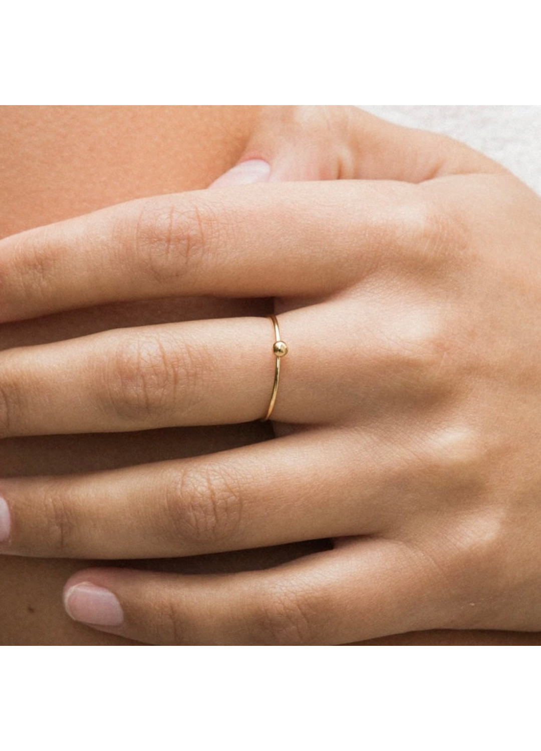 The Scarlett Tiny Ball Ring